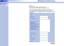 Volksbank Phishing Webseite