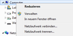Netzlaufwerk verbinden