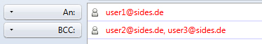 Mozilla Thunderbird: BCC