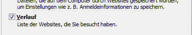 Internet Explorer: Verlauf l�schen